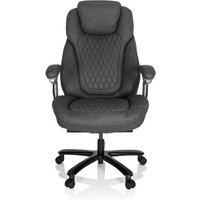 XXL PULLMANN | Kunstleder - XXL Drehstuhl Mattgrau