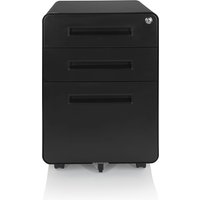 COLOR PLUS I | Metall - Rollcontainer Schwarz