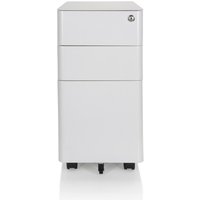 COLOR I | Metall - Rollcontainer Weiß