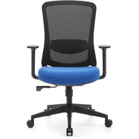 Sedito - Home Office Bürostuhl Schwarz/Blau