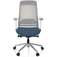 CHIARO T2 WHITE - Profi Bürostuhl Blau / Grau