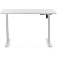 Worktime Kid | 120x60 - Elektrisch höhenverstellbarer Schreibtisch Weiß