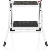 SOLID W1 | 2 Stufen - Klappleiter Weiß