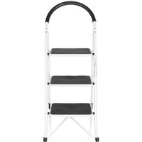 SOLID W2 | 3 Stufen - Klappleiter Weiß