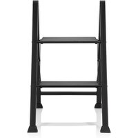 SOLID W5 | 2 Stufen - Klappleiter Schwarz