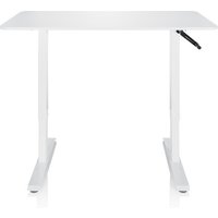STAND CR - Stehschreibtisch Weiß