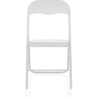 TUDELA BASIC | PVC - Klappstuhl Weiß