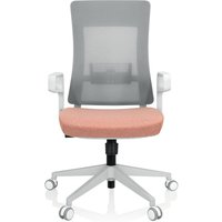 COMFIO WM - Home Office Bürostuhl Grau/Rosa
