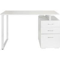 EASY WORK V | 120x50 - Schreibtisch Weiß