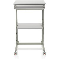 WORKSTATION | 60x50 - Stehschreibtisch Grau