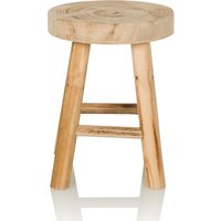 RUSTIKO W - Sitzhocker Braun