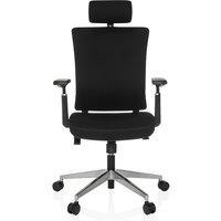 CAPTIVO PRO | Stoff - Profi Bürostuhl Schwarz