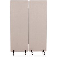 FLEXMIUT | 2er Set - Trennwand Taupe