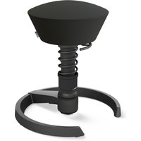 AERIS SWOPPER MIT GLEITER - Swopper Low Kunstleder Schwarz Gestell Schwarz