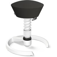 AERIS SWOPPER MIT GLEITER - Swopper Low Leder Schwarz Gestell Weiß