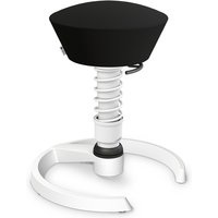 AERIS SWOPPER MEDIFLEX MIT GLEITER - Swopper Standard Schwarz Kunstleder Mediflex Gestell Weiß