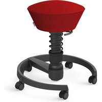 AERIS SWOPPER AIR MIT ROLLEN - Swopper Low Rot Gestell Schwarz Mesh-Gewebe AIR