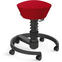 AERIS SWOPPER MIT ROLLEN - Swopper Low Wollmischung Rot Gestell Schwarz