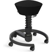 AERIS SWOPPER MIT ROLLEN - Swopper Standard Wollmischung Schwarz Gestell Schwarz