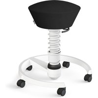 AERIS SWOPPER MIT ROLLEN - Swopper Standard Mikrofaser Schwarz Gestell Weiß