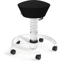 AERIS SWOPPER MIT ROLLEN - Swopper Standard Wollmischung Schwarz Gestell Weiß