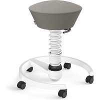 AERIS SWOPPER MIT ROLLEN - Swopper Standard Wollmischung Grau Gestell Weiß