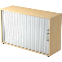 BETA 1732S | Rollladenschrank | 2 OH - Ahorn Chromgriff Metall