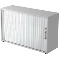 BETA 1732S | Rollladenschrank | 2 OH - Grau Chromgriff Metall