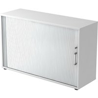 BETA 1732S | Rollladenschrank | 2 OH - Weiß Chromgriff Metall