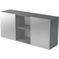 KAPA 1780 | Sideboard | mit Schwebetüren - Sideboard Graphit/Silber