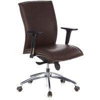 MURANO 10 - Luxus Chefsessel Dunkelbraun