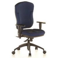 WELLPOINT 30 K2 - Profi Bürostuhl Blau Stoff