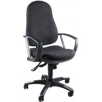 TRENDY SY - Home Office Bürostuhl Anthrazit Stoff