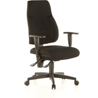 LADY SITNESS C AL.K2 - Profi Bürostuhl Schwarz Stoff