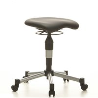 BALANCE 20 - Drehhocker Schwarz Stoff