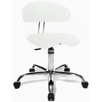 SITNESS 40 HIGHTECH - Drehhocker Weiß PU