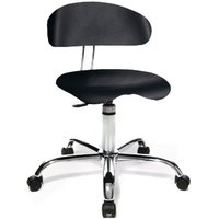 SITNESS 40 HIGHTECH - Drehhocker Schwarz PU
