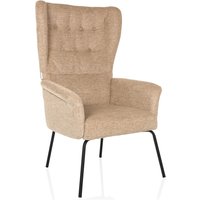 HAVENIO - Polstersessel Beige