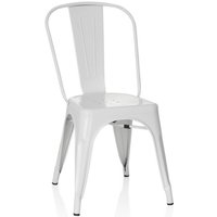 VANTAGGIO BRUSH - Bistrostuhl Weiß matt