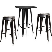 Vantaggio Set - Barstuhl Schwarz