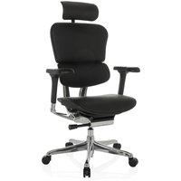 ERGOHUMAN GEN2 | Leder - Luxus Chefsessel Schwarz