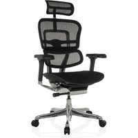 ERGOHUMAN GEN2 | Netzstoff / Stoff - Luxus Chefsessel Schwarz