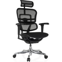 ERGOHUMAN ULTRA F GEN2 | Stoff/Netz - Luxus Chefsessel Schwarz