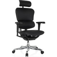 ERGOHUMAN ULTRA L GEN2 | Leder - Luxus Chefsessel Schwarz