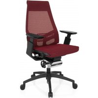 GENIDIA SMART BLACK | Netz - Profi Bürostuhl Rot / Schwarz