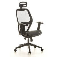 AIR-PORT | Rücken Netz | Sitz Netz - Profi Bürostuhl Schwarz