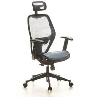 AIR-PORT | Rücken Netz | Sitz Netz - Profi Bürostuhl Blau