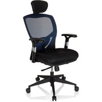 VENUS BASE - High End Bürostuhl Blau / Schwarz