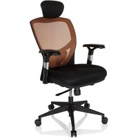 VENUS BASE - High End Bürostuhl Orange / Schwarz
