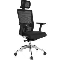 ASTRA LUX | Stoff/Netz - Profi Bürostuhl Schwarz